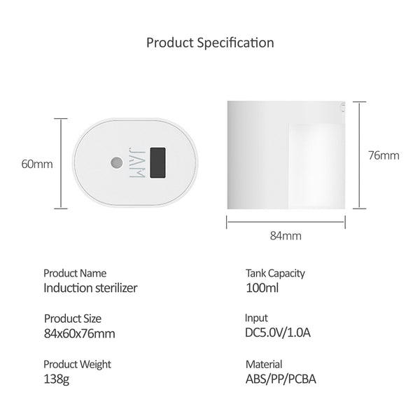 Skin & Surface Antibacterial Spray + 5L Gallon +Nano Sprayer + Induction Sterilizer Bundle